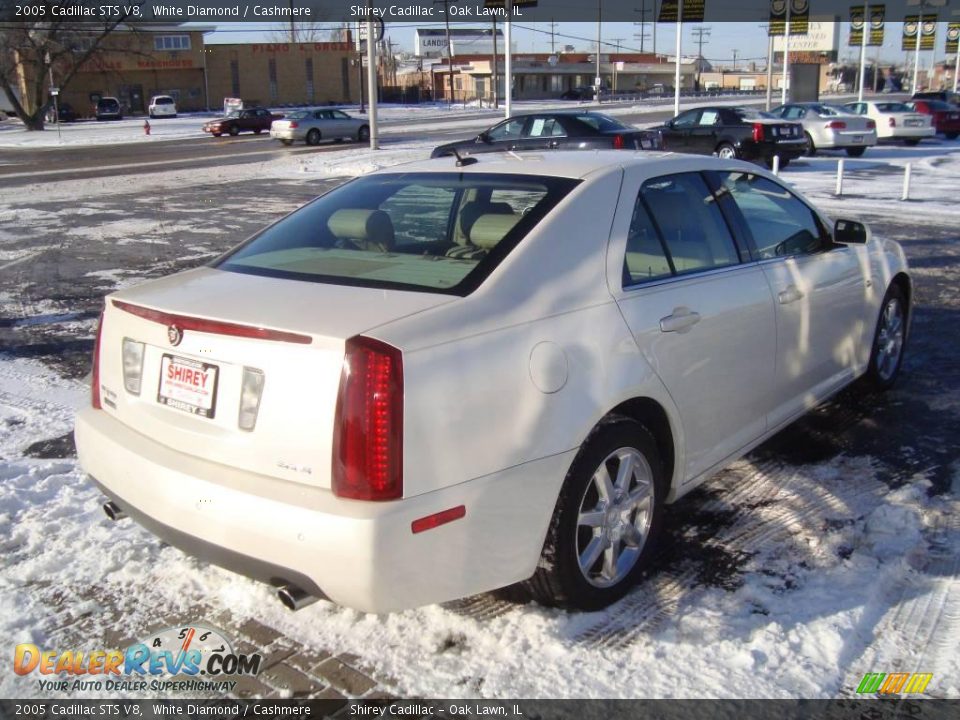 2005 Cadillac STS V8 White Diamond / Cashmere Photo #4