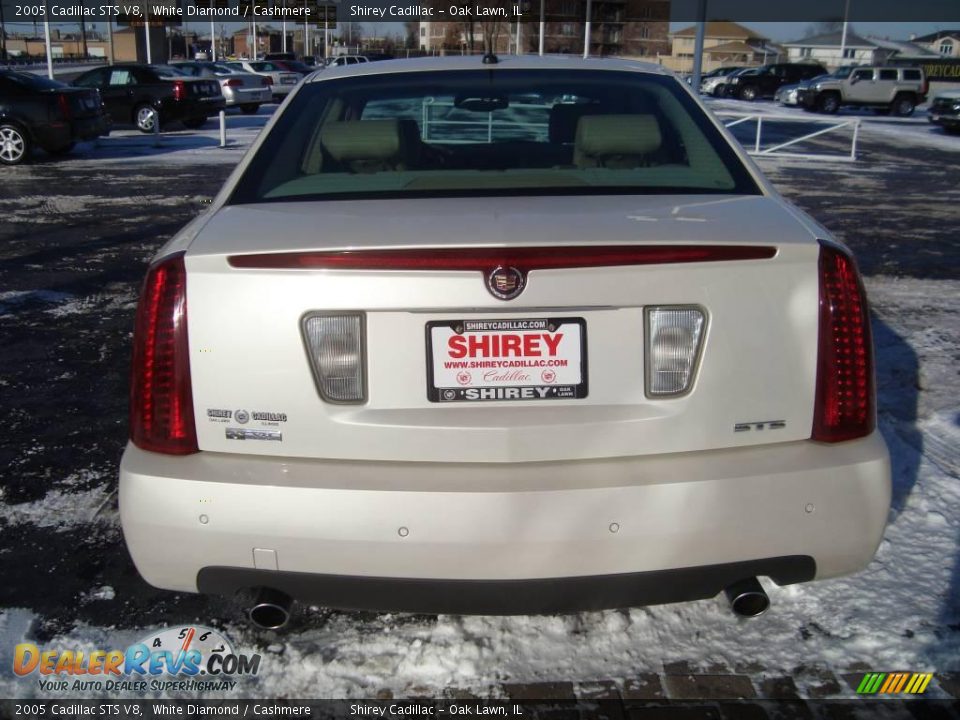 2005 Cadillac STS V8 White Diamond / Cashmere Photo #5