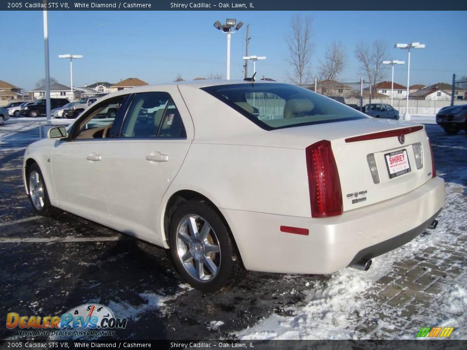 2005 Cadillac STS V8 White Diamond / Cashmere Photo #6