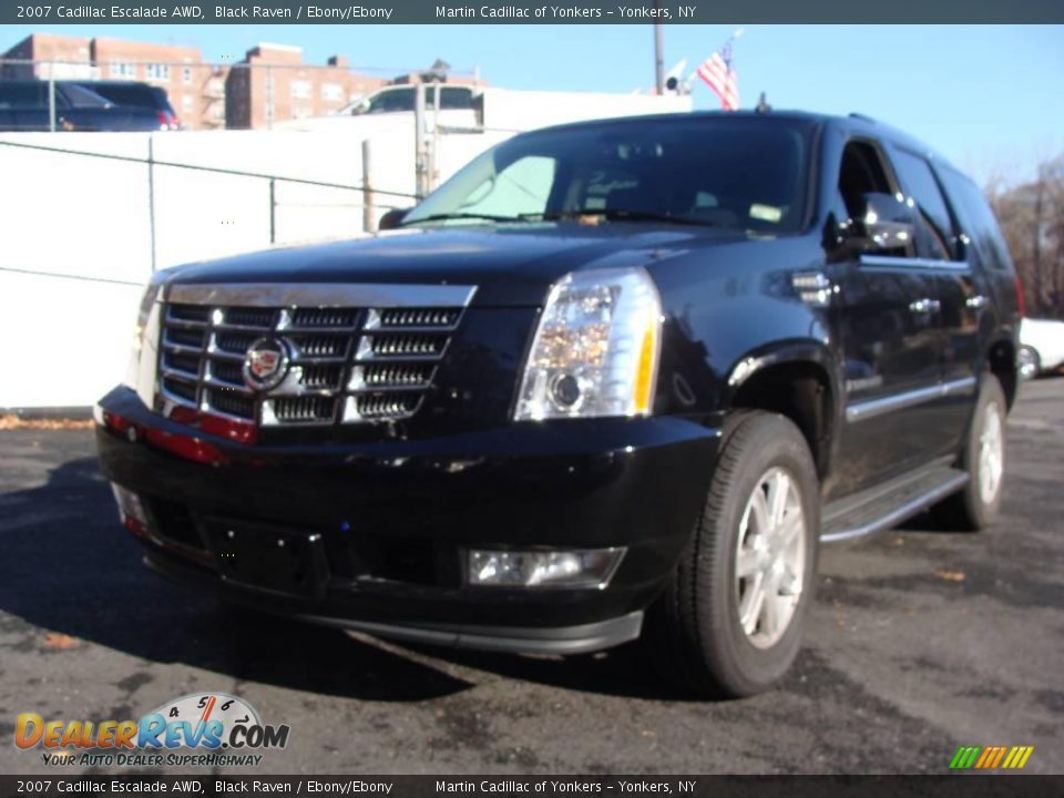 2007 Cadillac Escalade AWD Black Raven / Ebony/Ebony Photo #1