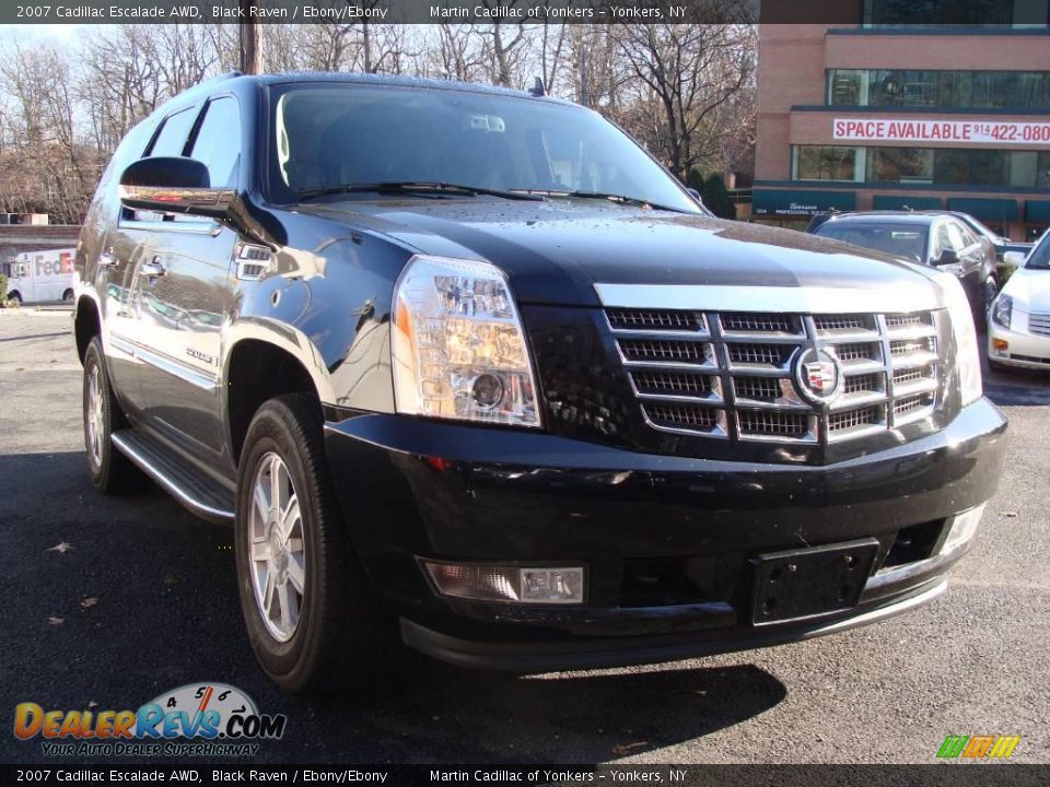 2007 Cadillac Escalade AWD Black Raven / Ebony/Ebony Photo #3