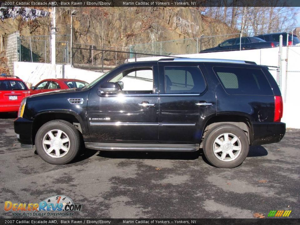 2007 Cadillac Escalade AWD Black Raven / Ebony/Ebony Photo #8