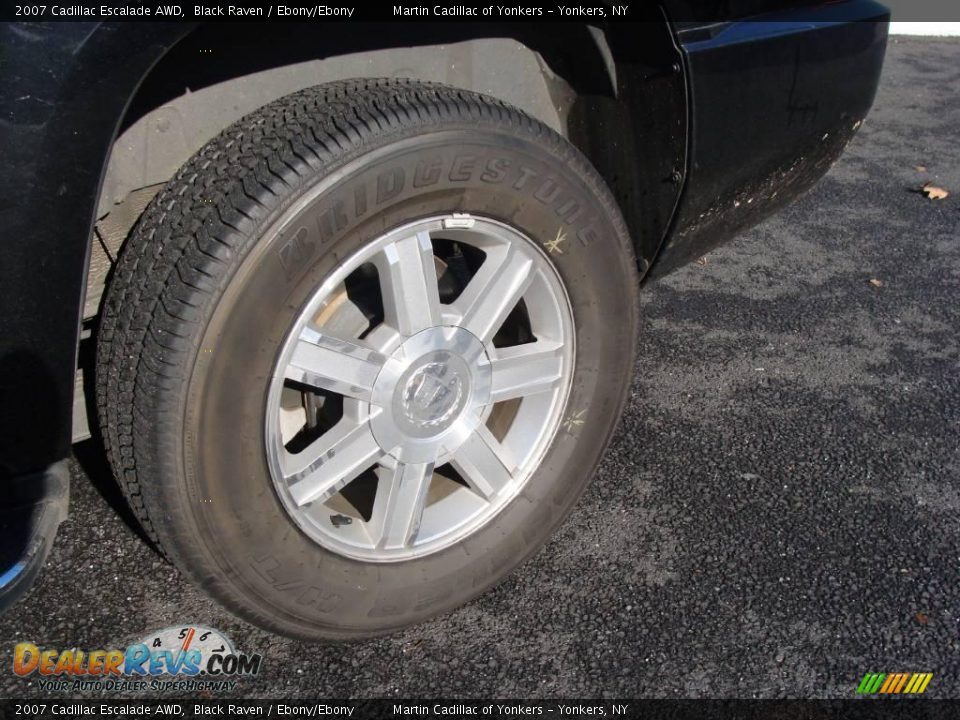 2007 Cadillac Escalade AWD Black Raven / Ebony/Ebony Photo #9