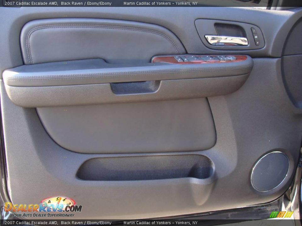 2007 Cadillac Escalade AWD Black Raven / Ebony/Ebony Photo #11