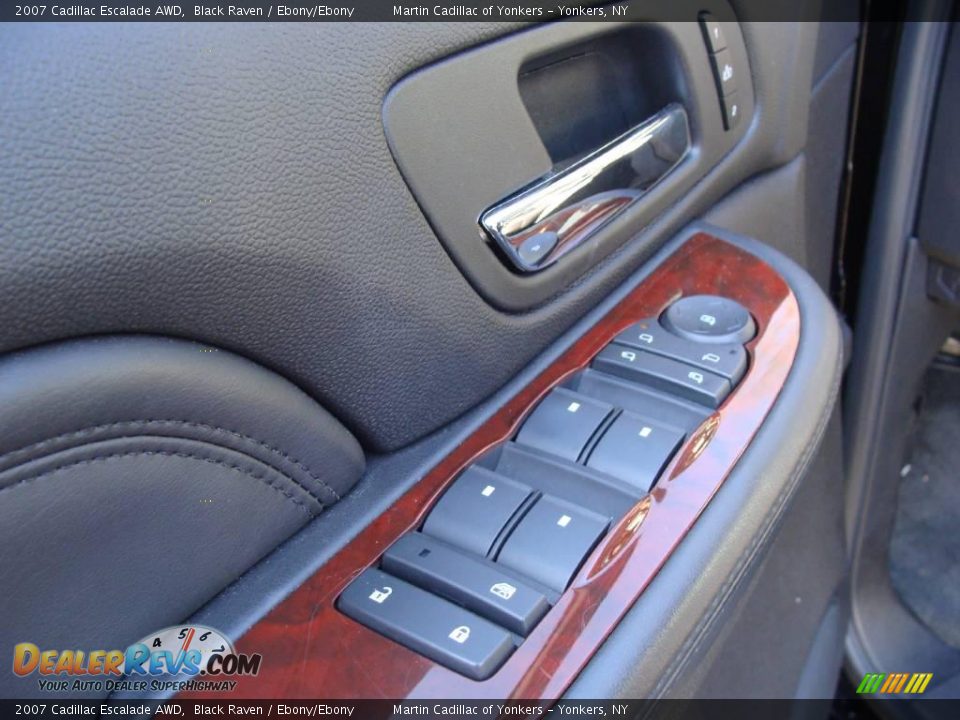 2007 Cadillac Escalade AWD Black Raven / Ebony/Ebony Photo #12