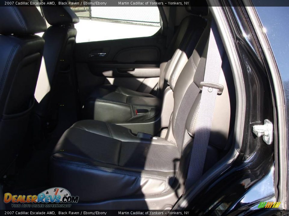 2007 Cadillac Escalade AWD Black Raven / Ebony/Ebony Photo #20