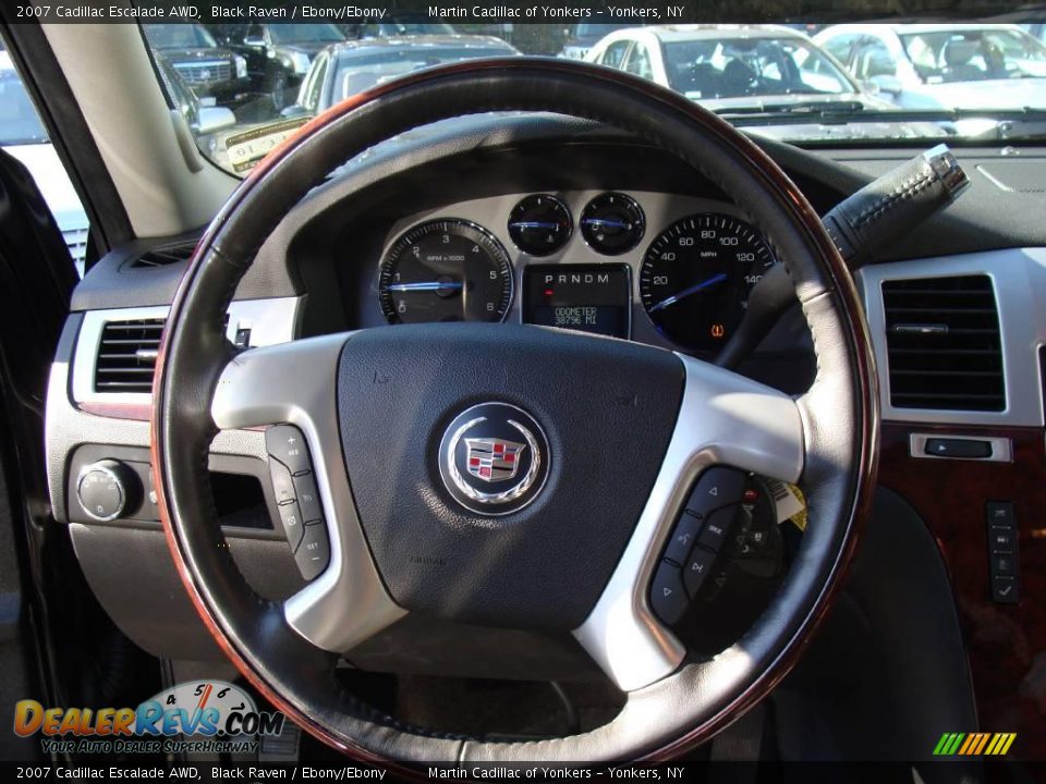 2007 Cadillac Escalade AWD Black Raven / Ebony/Ebony Photo #22