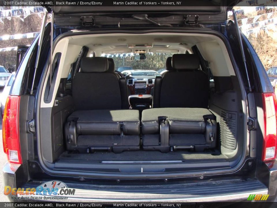 2007 Cadillac Escalade AWD Black Raven / Ebony/Ebony Photo #28