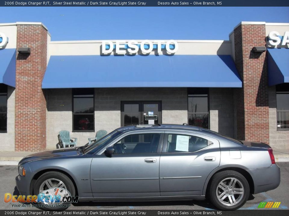 2006 Dodge Charger R/T Silver Steel Metallic / Dark Slate Gray/Light Slate Gray Photo #1