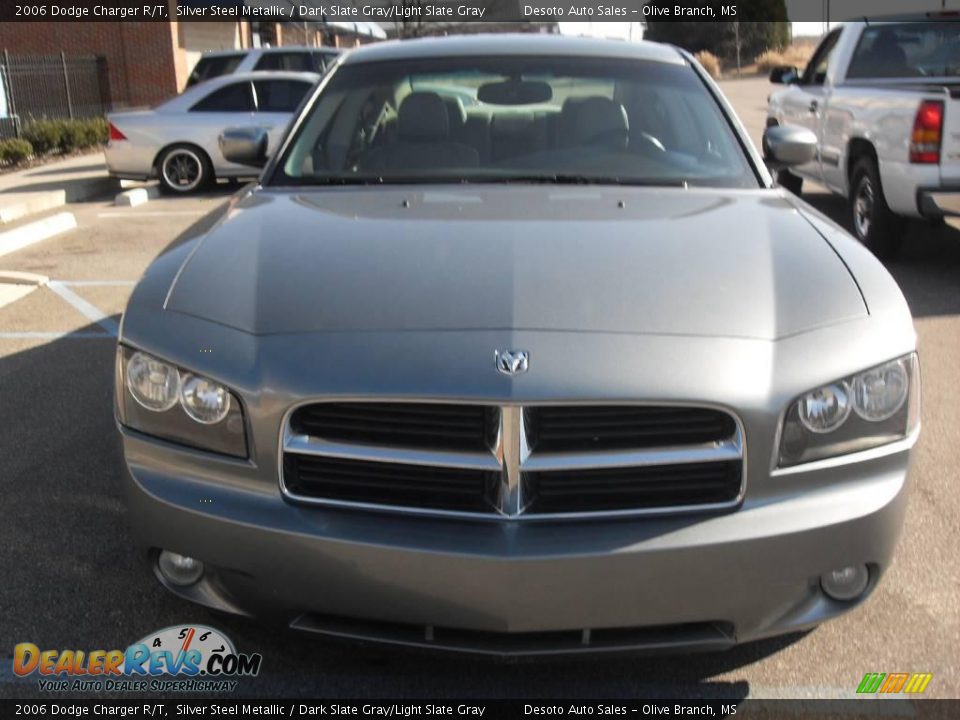 2006 Dodge Charger R/T Silver Steel Metallic / Dark Slate Gray/Light Slate Gray Photo #3