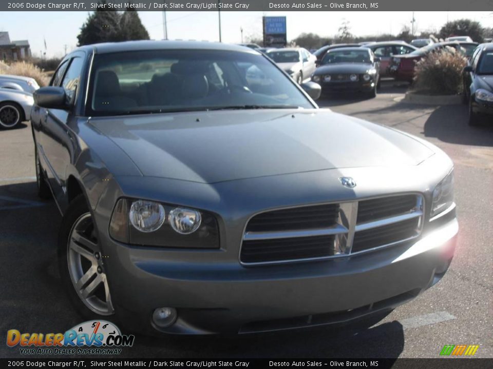 2006 Dodge Charger R/T Silver Steel Metallic / Dark Slate Gray/Light Slate Gray Photo #4
