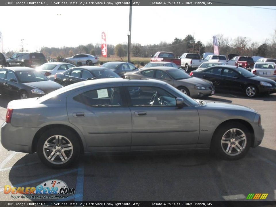 2006 Dodge Charger R/T Silver Steel Metallic / Dark Slate Gray/Light Slate Gray Photo #5