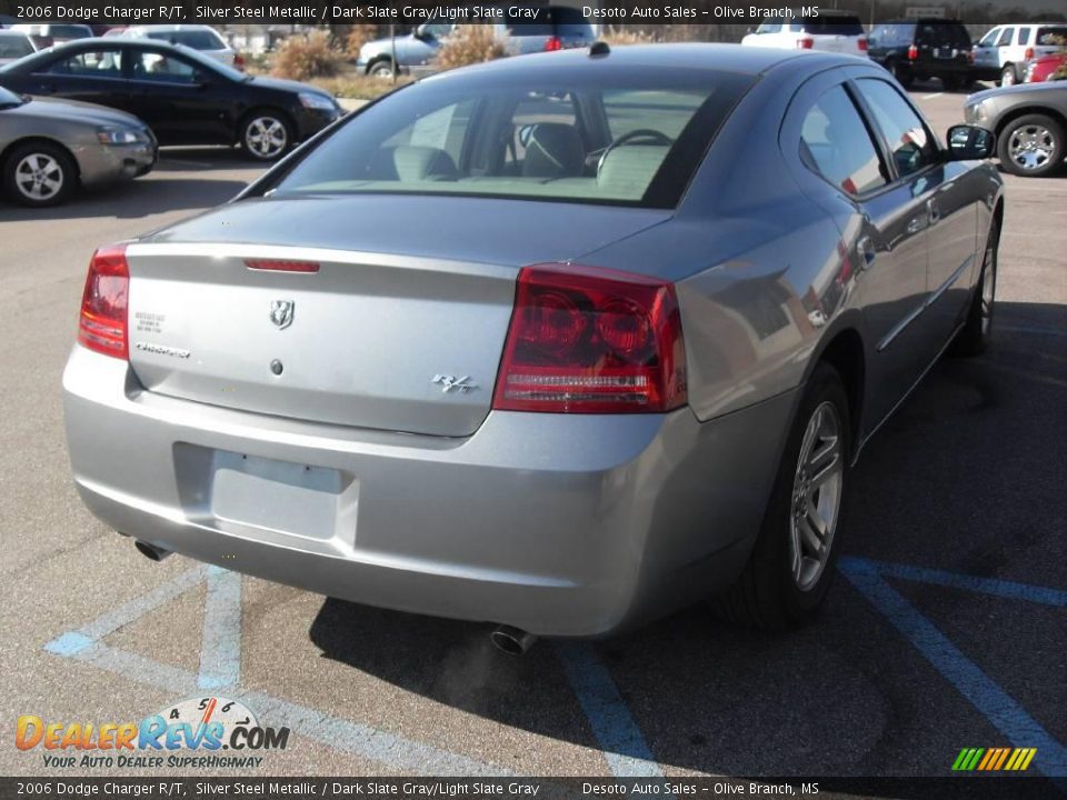2006 Dodge Charger R/T Silver Steel Metallic / Dark Slate Gray/Light Slate Gray Photo #6