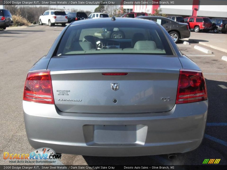 2006 Dodge Charger R/T Silver Steel Metallic / Dark Slate Gray/Light Slate Gray Photo #7