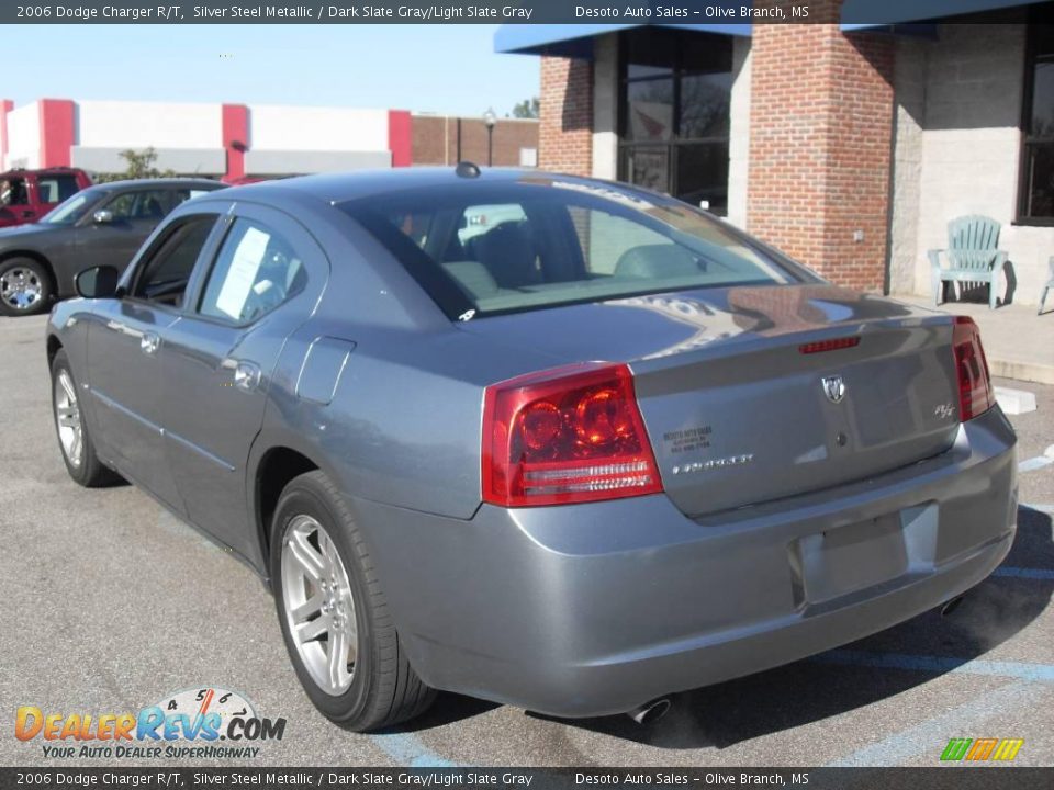 2006 Dodge Charger R/T Silver Steel Metallic / Dark Slate Gray/Light Slate Gray Photo #8