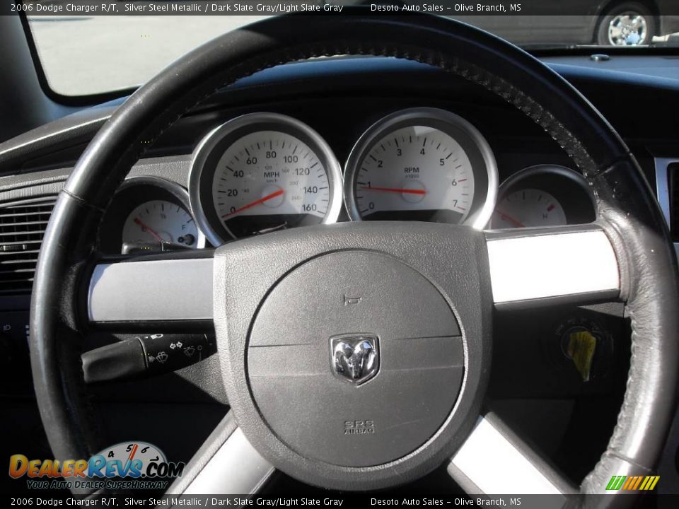 2006 Dodge Charger R/T Silver Steel Metallic / Dark Slate Gray/Light Slate Gray Photo #10