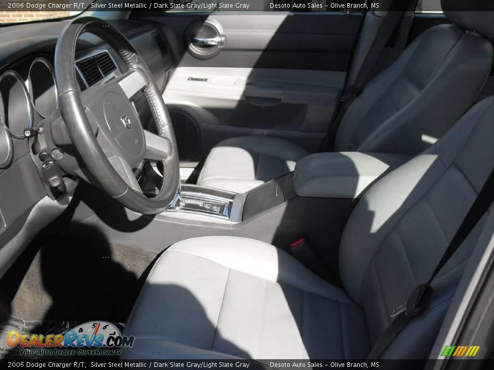 2006 Dodge Charger R/T Silver Steel Metallic / Dark Slate Gray/Light Slate Gray Photo #14