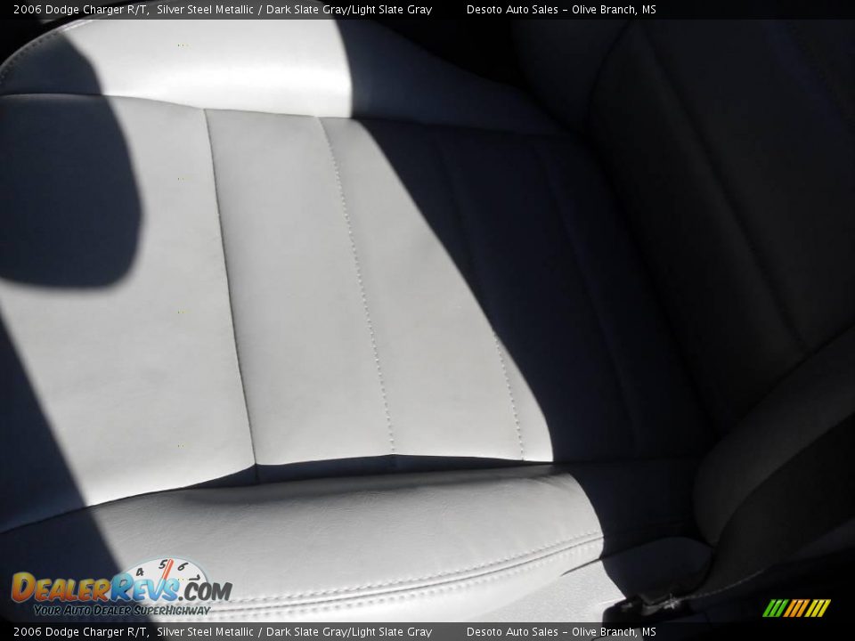 2006 Dodge Charger R/T Silver Steel Metallic / Dark Slate Gray/Light Slate Gray Photo #16