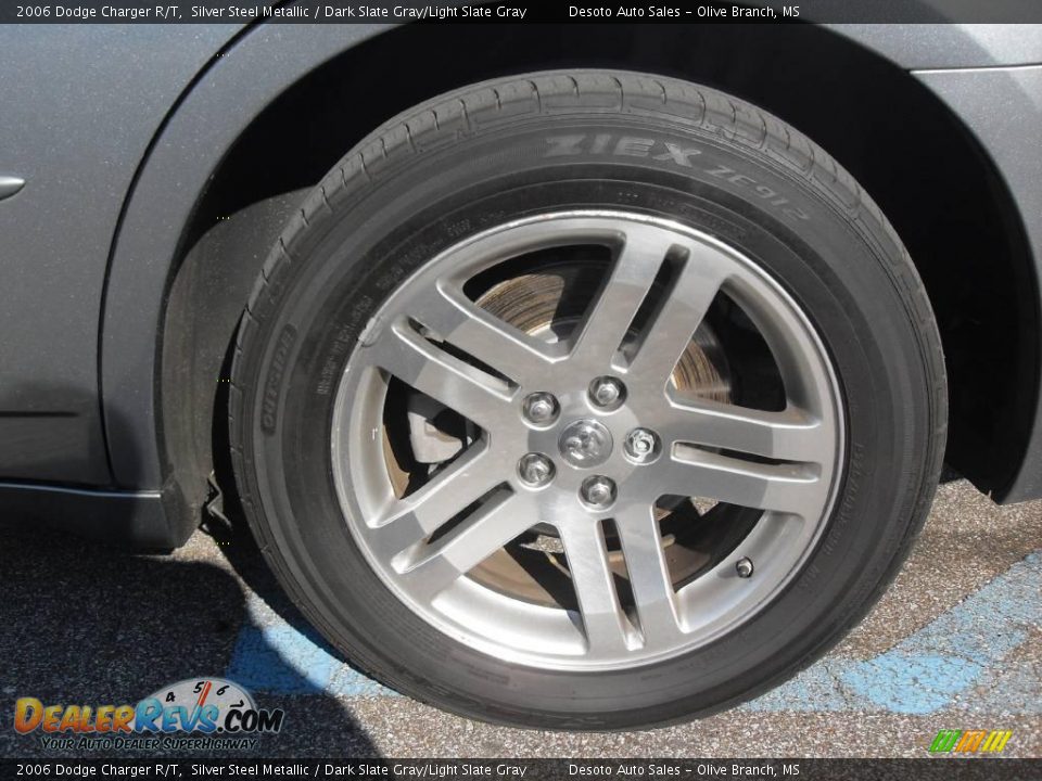 2006 Dodge Charger R/T Silver Steel Metallic / Dark Slate Gray/Light Slate Gray Photo #19