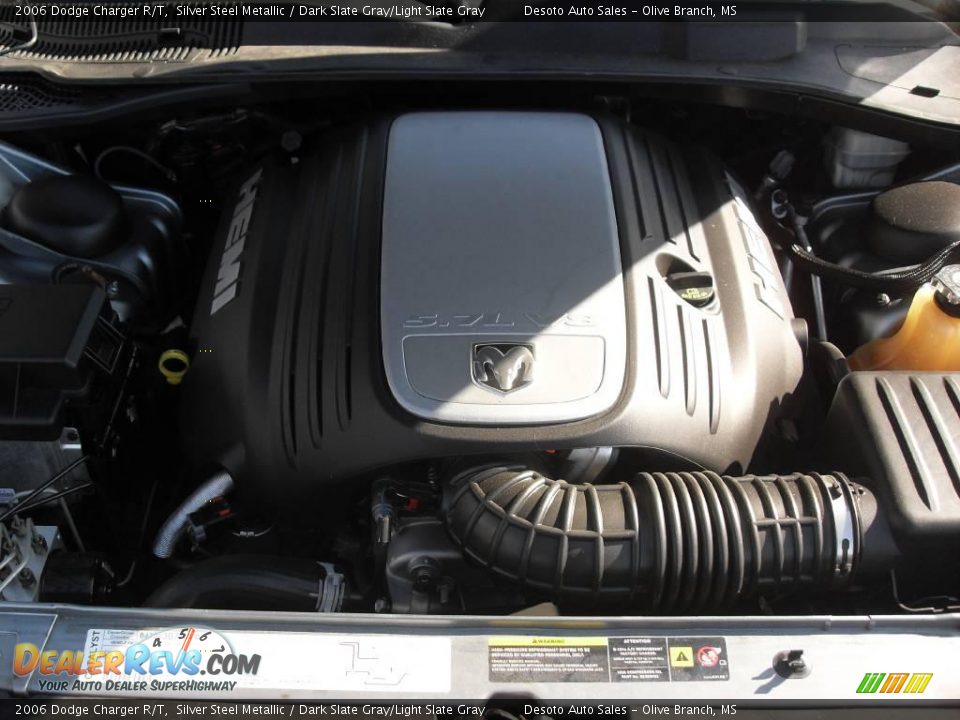 2006 Dodge Charger R/T Silver Steel Metallic / Dark Slate Gray/Light Slate Gray Photo #22