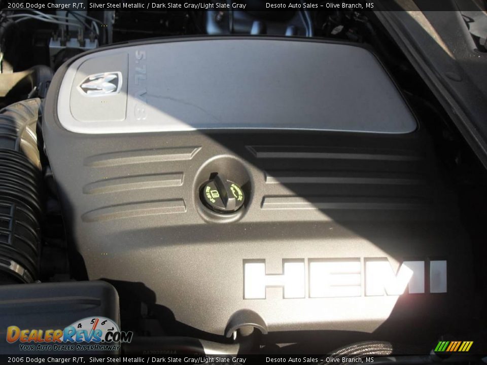 2006 Dodge Charger R/T Silver Steel Metallic / Dark Slate Gray/Light Slate Gray Photo #23