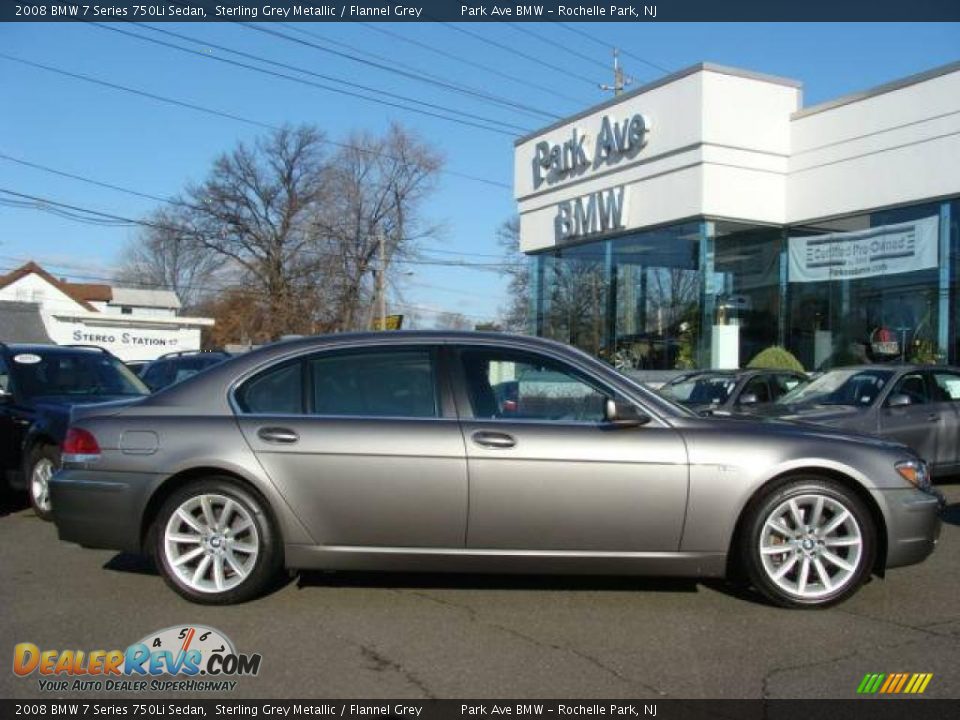 2008 BMW 7 Series 750Li Sedan Sterling Grey Metallic / Flannel Grey Photo #1