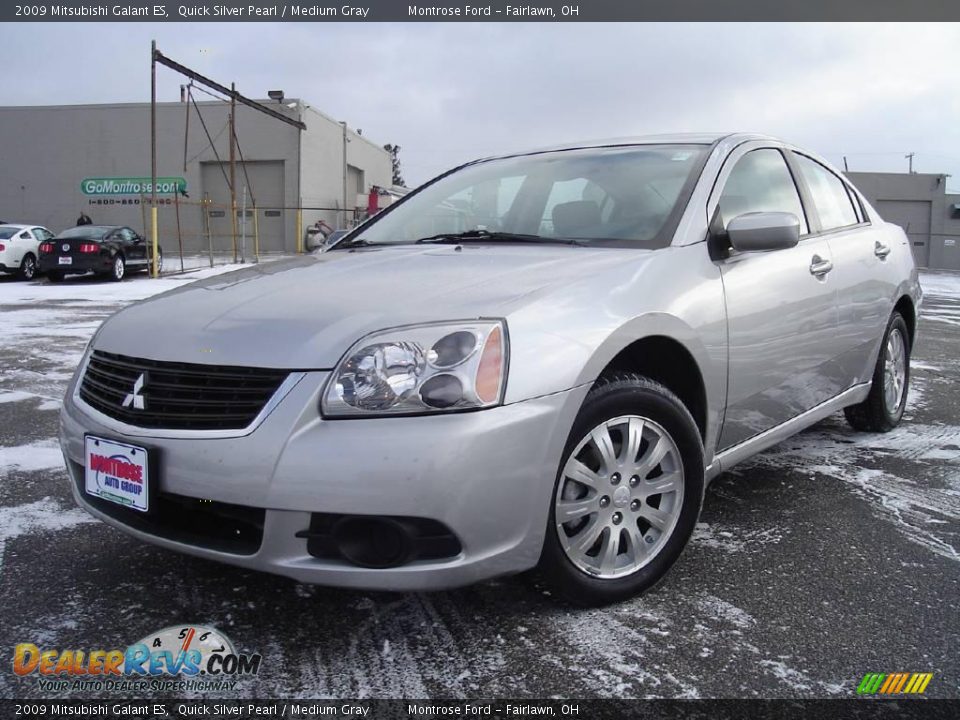 2009 Mitsubishi Galant ES Quick Silver Pearl / Medium Gray Photo #1