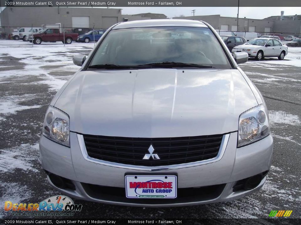 2009 Mitsubishi Galant ES Quick Silver Pearl / Medium Gray Photo #8