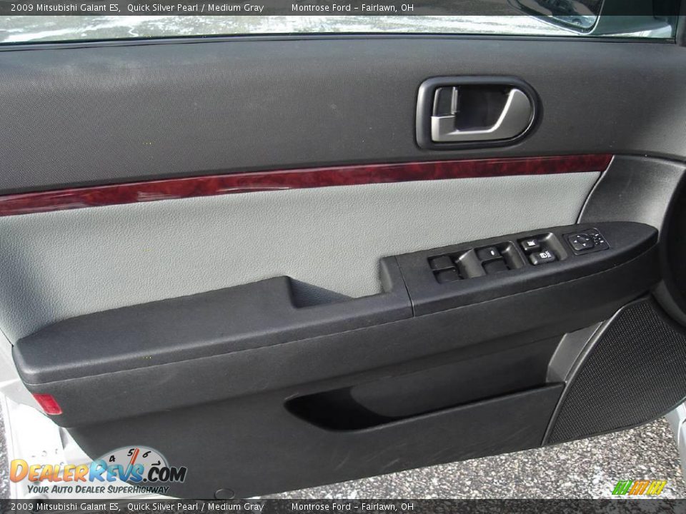 2009 Mitsubishi Galant ES Quick Silver Pearl / Medium Gray Photo #21