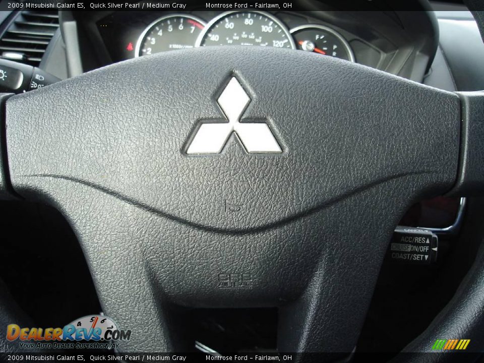 2009 Mitsubishi Galant ES Quick Silver Pearl / Medium Gray Photo #26