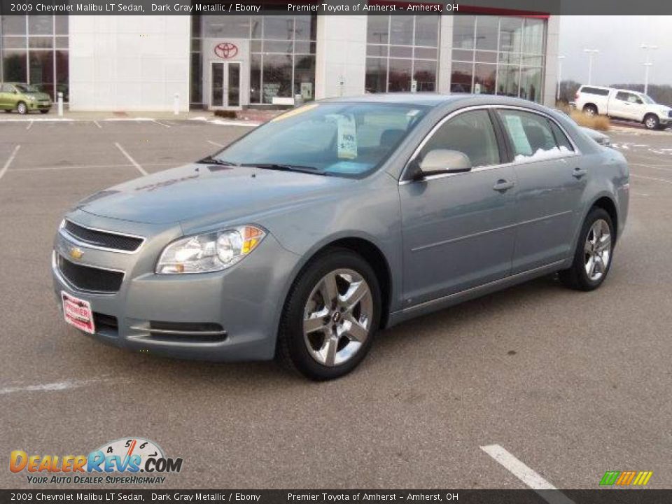 2009 Chevrolet Malibu LT Sedan Dark Gray Metallic / Ebony Photo #1