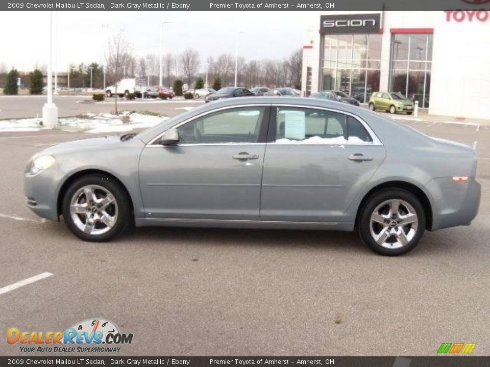 2009 Chevrolet Malibu LT Sedan Dark Gray Metallic / Ebony Photo #2
