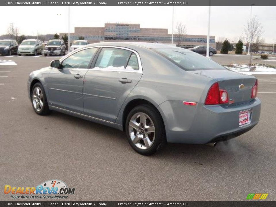2009 Chevrolet Malibu LT Sedan Dark Gray Metallic / Ebony Photo #3