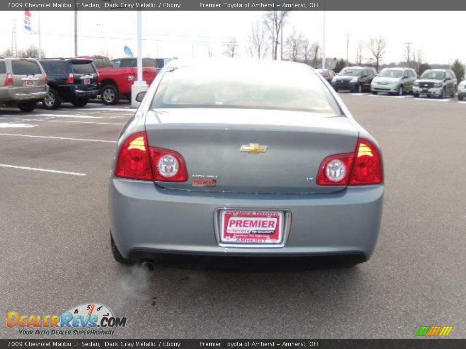 2009 Chevrolet Malibu LT Sedan Dark Gray Metallic / Ebony Photo #4