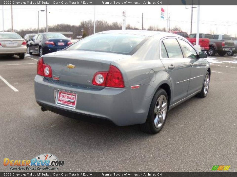 2009 Chevrolet Malibu LT Sedan Dark Gray Metallic / Ebony Photo #5