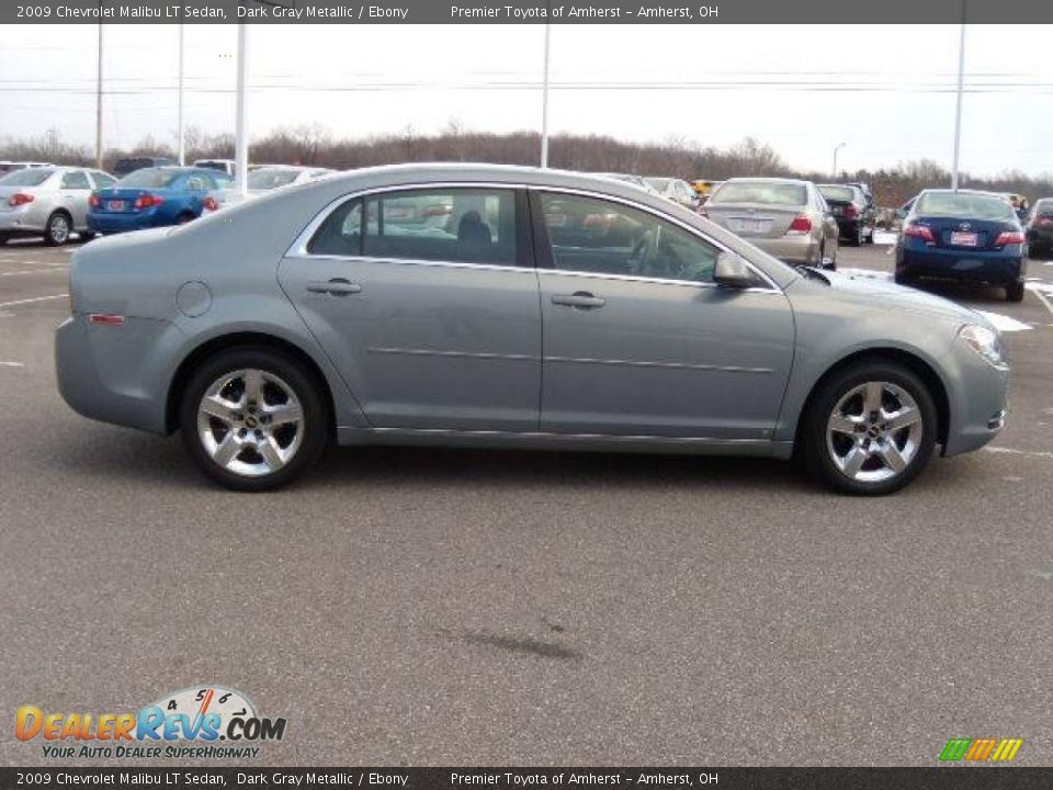 2009 Chevrolet Malibu LT Sedan Dark Gray Metallic / Ebony Photo #6