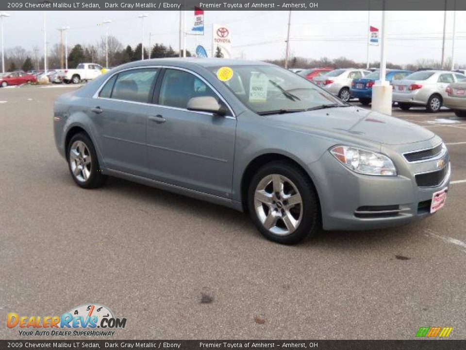 2009 Chevrolet Malibu LT Sedan Dark Gray Metallic / Ebony Photo #7