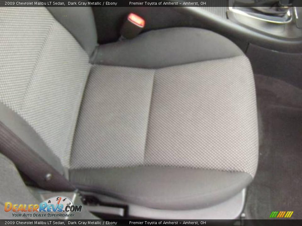 2009 Chevrolet Malibu LT Sedan Dark Gray Metallic / Ebony Photo #12