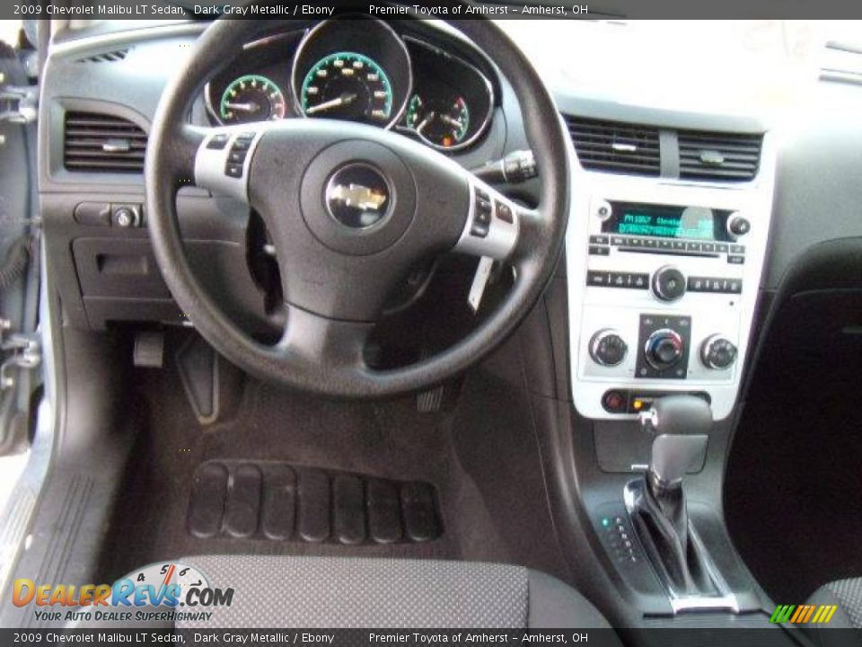 2009 Chevrolet Malibu LT Sedan Dark Gray Metallic / Ebony Photo #14