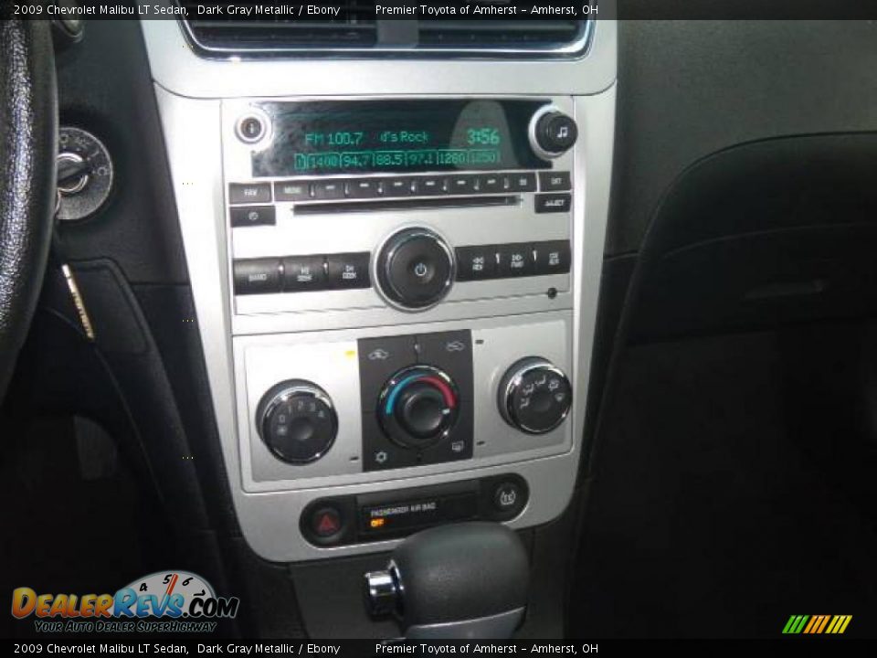 2009 Chevrolet Malibu LT Sedan Dark Gray Metallic / Ebony Photo #16