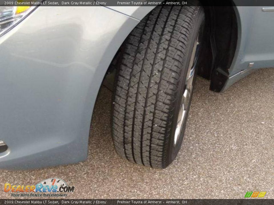 2009 Chevrolet Malibu LT Sedan Dark Gray Metallic / Ebony Photo #17