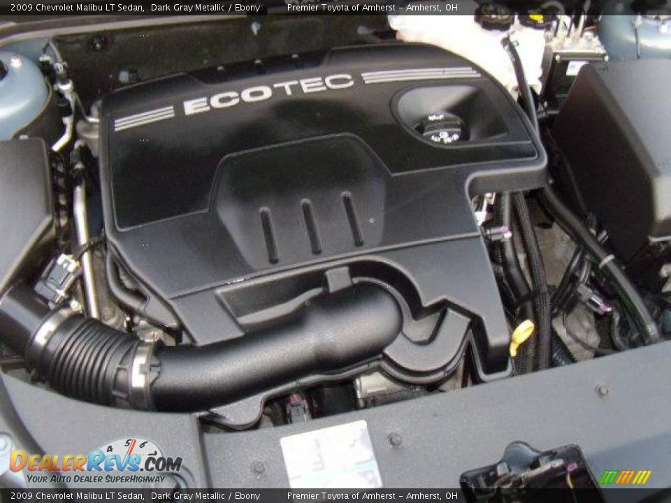 2009 Chevrolet Malibu LT Sedan Dark Gray Metallic / Ebony Photo #18