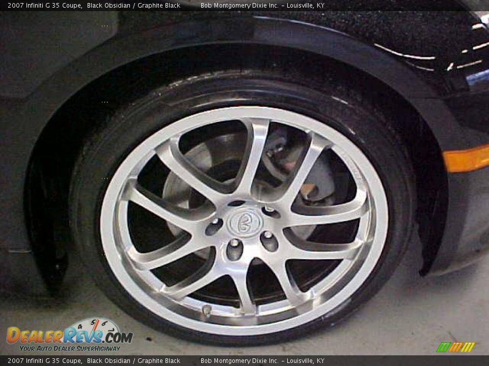 2007 Infiniti G 35 Coupe Black Obsidian / Graphite Black Photo #4