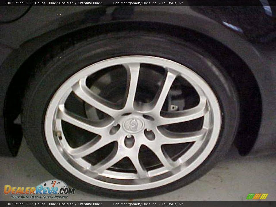 2007 Infiniti G 35 Coupe Black Obsidian / Graphite Black Photo #5
