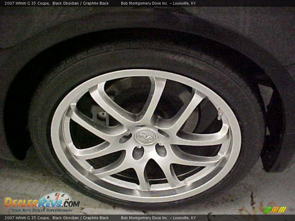 2007 Infiniti G 35 Coupe Black Obsidian / Graphite Black Photo #6