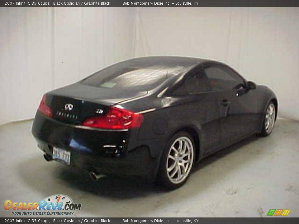 2007 Infiniti G 35 Coupe Black Obsidian / Graphite Black Photo #21