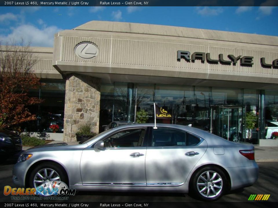 2007 Lexus LS 460 Mercury Metallic / Light Gray Photo #3