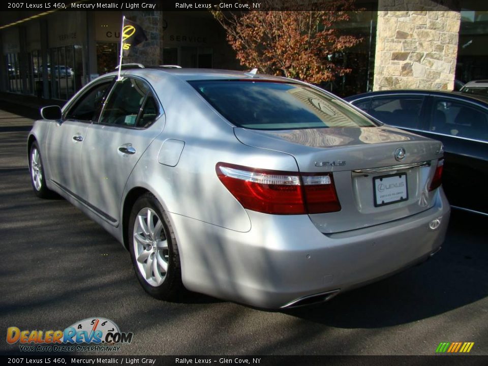 2007 Lexus LS 460 Mercury Metallic / Light Gray Photo #4
