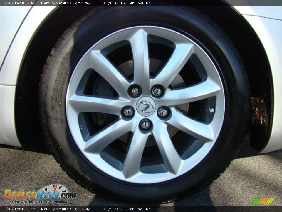 2007 Lexus LS 460 Mercury Metallic / Light Gray Photo #6