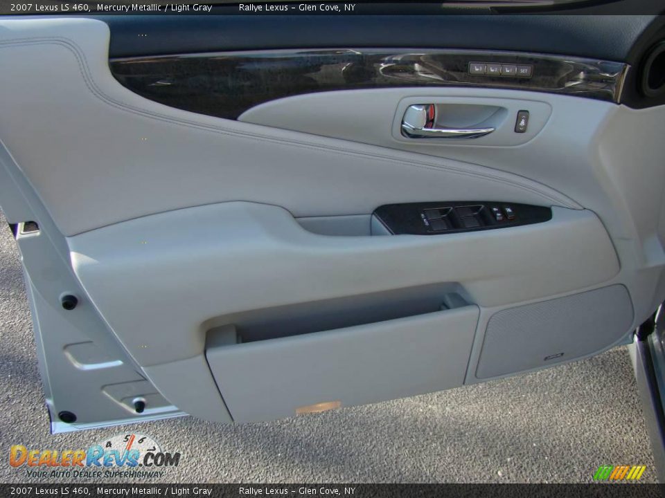 2007 Lexus LS 460 Mercury Metallic / Light Gray Photo #7
